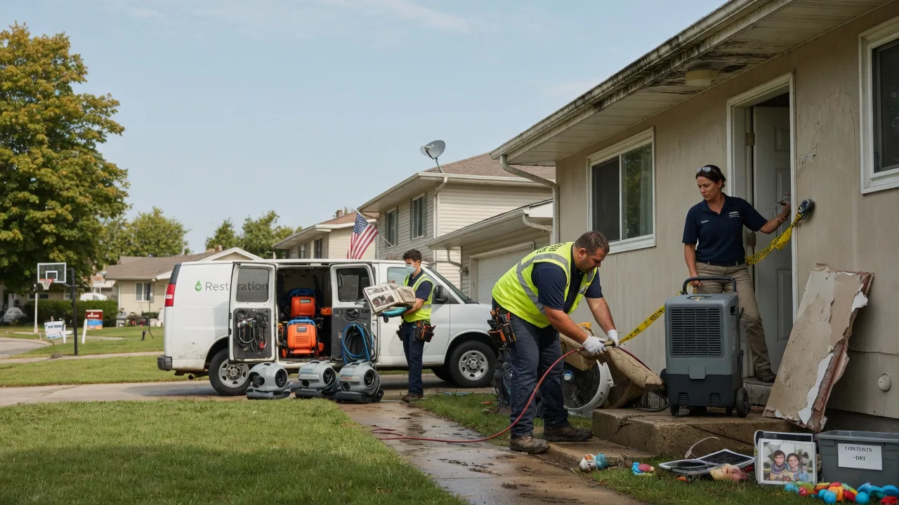 Water Damage Restoration in Leslie, MI near me